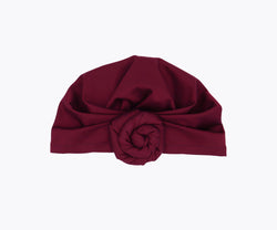 Top-Bun Turban- Rose